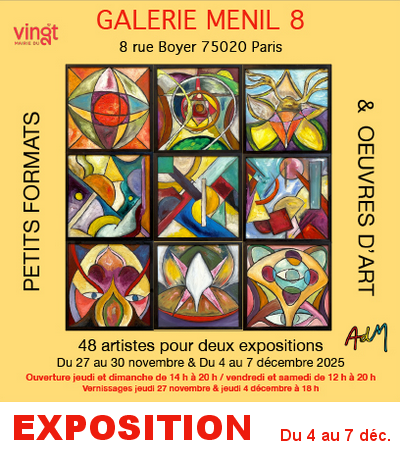 Exposition de fin d'année des Artistes de Ménilmontant